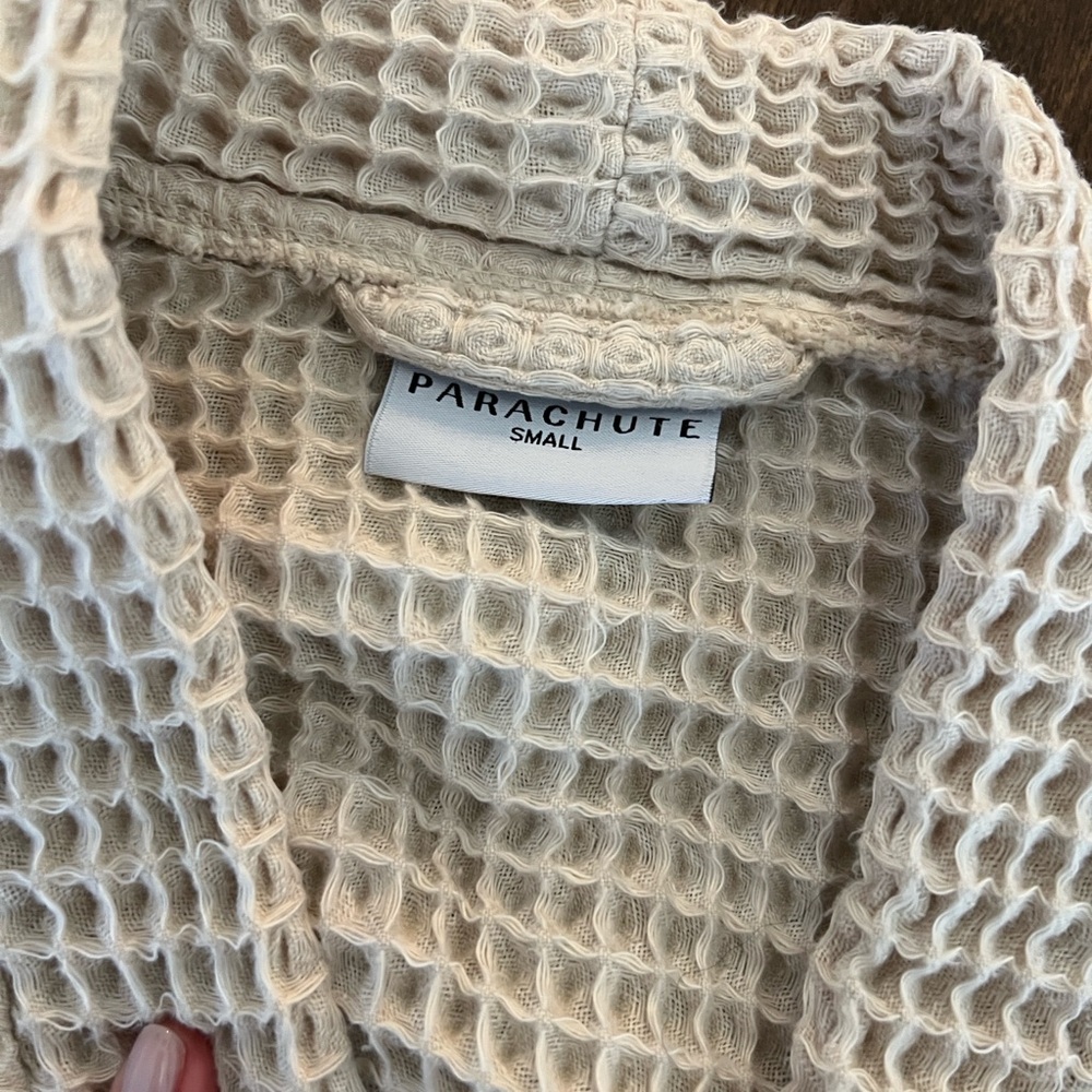 Parachute Beige Waffle Robe - Picture 2 of 3